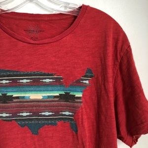 Artisan de Luxe Tribal Print USA Tee